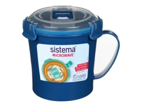 Sistema Microwave Soup mug Hrnček na polievku 656 ml modrá (8592001420465)