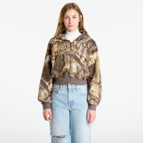 Mikina Jordan Brooklyn Fleece Women's Realtree Mod Crop Full-Zip Hoodie Sail/ Sail L