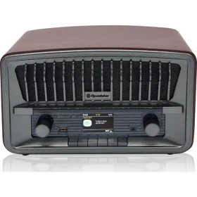 ROADSTAR HRA-270D+BT hnedá / Retro rádio / FM / PLL / DAB+ / CD / MP3 / 3.5mm / USB (7621800033147)