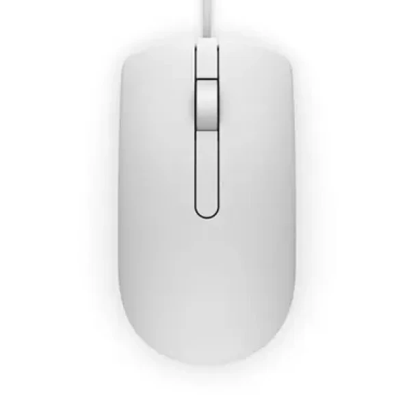DELL MS116 biela / Optická myš / 1000dpi / 2 tlačidlá + rolovacie koliesko / USB / 1.8 m (570-AAIP)