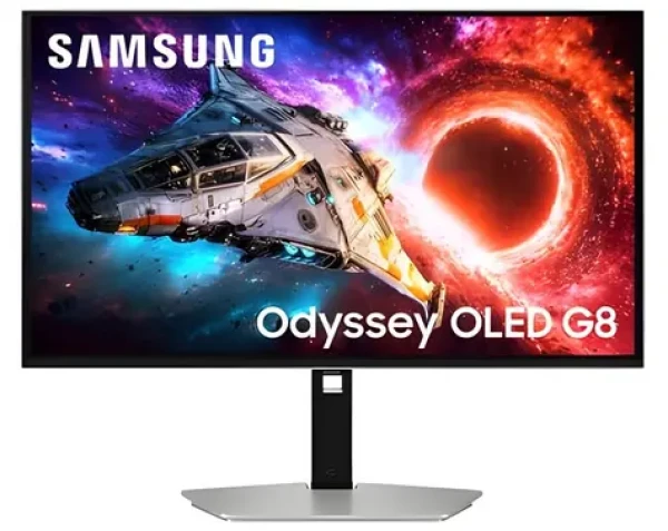 27" Samsung Odyssey OLED G8 LS27HG802SUXEN strieborná / Monitor / OLED / 3840x2160 / 240Hz / HDR10+ / HDMI + DP (LS27HG802SUXEN)