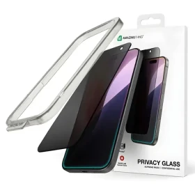 AmazingThing Titan Privacy Glass iPhone 16 Pre Max / Ochranné sklo / Privacy filter / Tvrdené