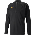 Pánska tréningová ľahká mikina na 1/4 zips 657950 45 Black - Puma XL černá