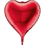 Nafukovací balónik červené srdce 3D 58 cm - Grabo