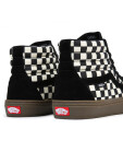 Vans Bmx Sk8 Hi checkerboard black dark gum