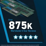 CRUCIAL 8GB (1x8GB) DDR5 5600 MHz / Operačná pamäť / CL46 (CT8G56C46U5)