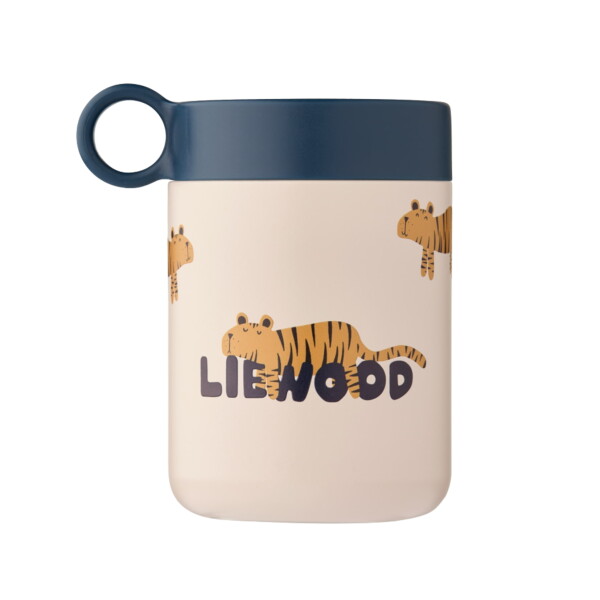 Liewood Kiani termoska na jedlo 350 ml Tiger Sandy - LIEWOOD Detská termoska na jedlo aj nápoje Kiani Tiger / Sandy 350 ml