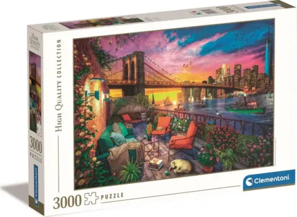 Clementoni PUZZLE Západ slnka NAD Manhattanom