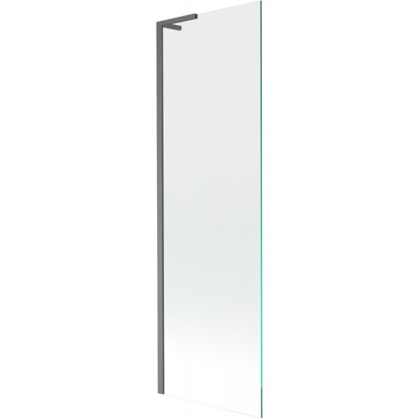 MEXEN/S - Next L vaňová zástena FIX 60 x 150, transparent, grafit kartáčovaná 895-060-000-03-00-66