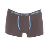 Bushman boxerky Edward 3Pack tmavohnedé/tmavošedé/svetlomodré M