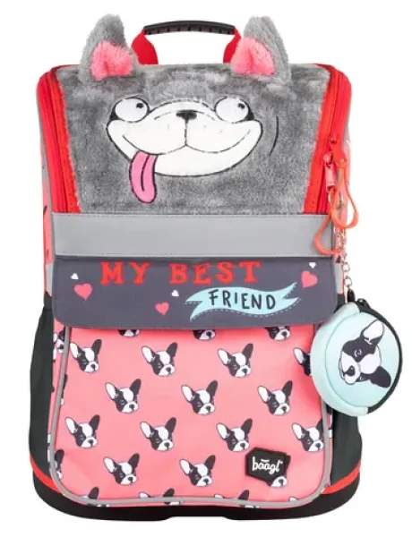 BAAGL Školská aktovka Zippy Doggie / 18 l / vhodná pre 1.-2. triedu (A-7202)