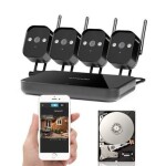 ZMODO 720P Wifi Mini NVR + 4xIP CAM + 1TB HDD / čierny (UMNP10069)