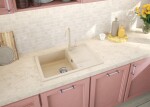 DEANTE DEANTE - Leda beige - Granitový drez s odkvapkávačom ZRD_5113