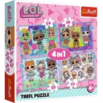 Trefl - Puzzle - LOL Surprise: Zoznámte sa s bábikami 4v1