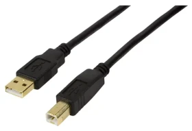 LogiLink USB-A na USB-B čierna / Aktívny predlžovací kábel / USB 2.0 / 15 m (UA0265)