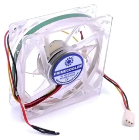 Primecooler PC-L802512ST červená / Ventilátor do PC / 80 mm / 3pin / 2400 rpm / LED (PC-L802512ST/RED)