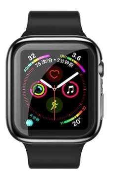 USAMS BH486 TPU Full Protective Puzdro pre Apple Watch 44mm číra (6958444964799)