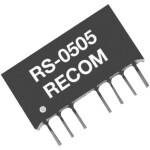 RECOM RS-2405S DC / DC menič napätia, DPS 24 V/DC 5 V/DC 400 mA 2 W Počet výstupov: 1 x; RS-2405S
