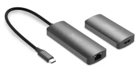Digitus USB-C - HDMI Extender / Predlžovač signálu / CAT6A / 30 m / 4K 120Hz / HDCP 2.3 (DS-55343)
