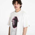 Tričko A BATHING APE Garment Dye Rhinestone Ape Head Relaxed Fit Tee UNISEX Ivory M