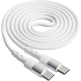 Akyga USB kábel USB-C ® zástrčka, USB-C ® zástrčka 1.00 m biela AK-USB-40; AK-USB-40