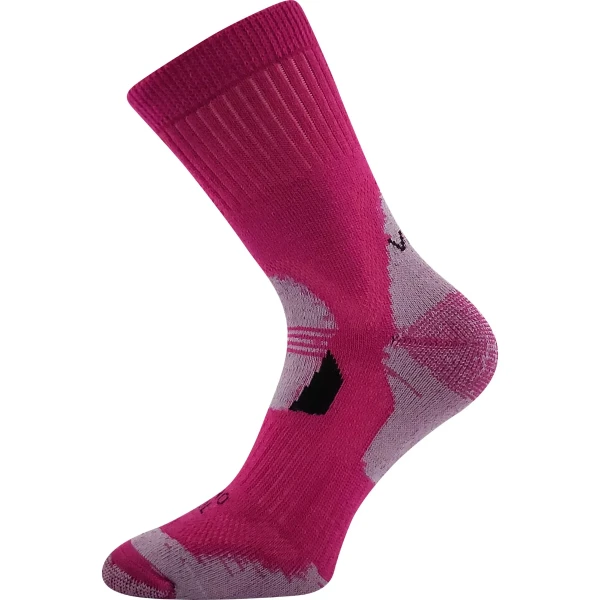VOXX Ponožky zimní thermo z merino STABIL se stříbrem FUXIA 39-42 126447