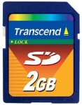 Transcend 2GB SD pamäťová karta, modrá (TS2GSDC)