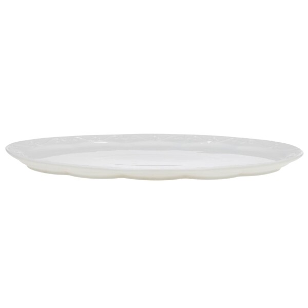 Chic Antique Porcelánový tanier Provence White Oval 40 cm