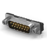 TE Connectivity TE AMP AMPLIMITE Straight Posted Metal Shell 3-338310-2 1 ks Tray; 3-338310-2