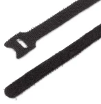 StarTech Sťahovacie pásky Hook Loop čierne 50 ks / Sťahovacia páska / Nylon / opakovane použiteľná / 150 x 12 mm (B506I-HOOK-LOOP-TIES)