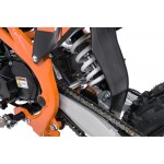 Mamido Detská benzínová motorka RamiGO ULTRA 66 125CC oranžová