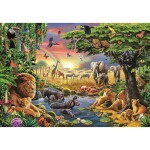 Clementoni Puzzle 2000 dielikov Africké stretnutie