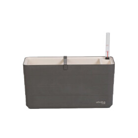 Plastia Samozavlažovací truhlík Berberis antracit/slonová kosť 40 cm