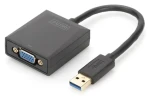 Digitus USB 3.0 na VGA čierna / Adaptér / 1920 × 1080 px (DA-70840)