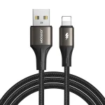 Joyroom SA25-AL3 Nabíjací kábel USB-A (M) - Lightning (M) 3A 1.2m čierna (SA25-AL3 1.2m Black)