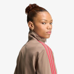 Mikina adidas Firebird Track Top Loose Khaki Six/ Power Pink L