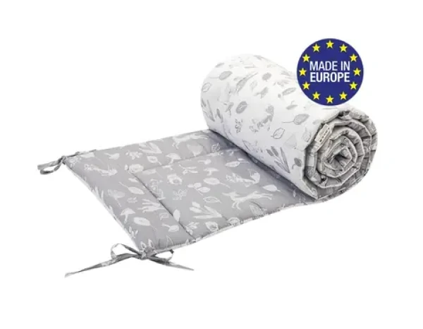 Bomimi MANTINEL do postieľky 180 cm, LESNÉ ZVIERATÁ, ŠEDÁ (BO2211GRY010)