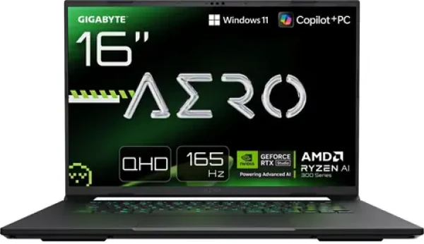 GIGABYTE AERO X16 1WH93EEC64AH / Herný notebook / 16" QHD+ / AMD RYZEN AI 7 350 / 32GB / 1TB SSD / RTX 5070 / W11 (1WH93EEC64AH)