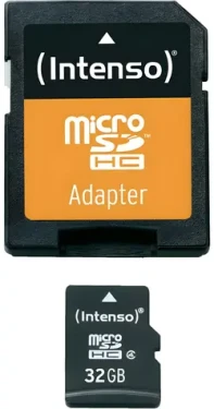 INTENSO microSDHC 32GB / Pamäťová karta / Class 4 / čítanie 20 MB/s / + SD adaptér (3403480)
