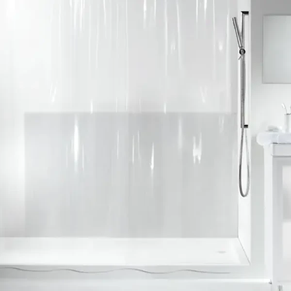 Spirella TRANSPARENT sprchový záves 180 x 200 cm číry / PEVA