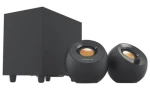 Creative Pebble PLUS 2.1 čierna / Repro pre PC / 2.1 / 8W RMS / USB napájanie (51MF0480AA000)