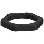 OBO Bettermann 116 M40 SW PA poistná matka PG40 plast čierna 25 ks; 2049112