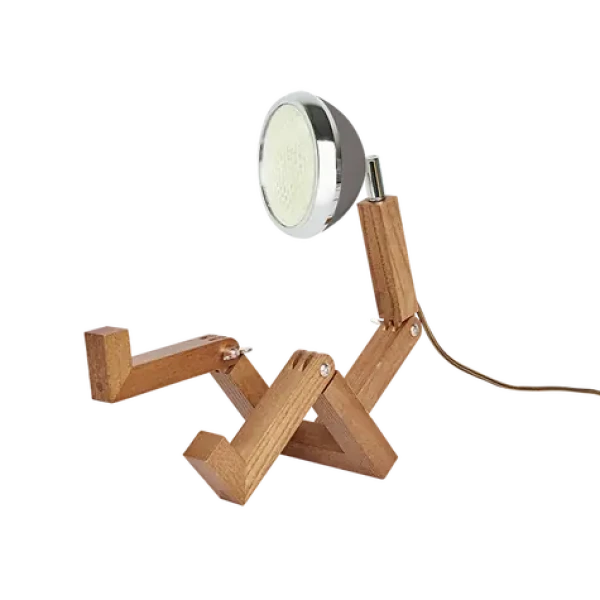 Piffany Mr. Wattson Mini Table Lamp sivá / Stolová lampa / G4 / 0.5W / 50 lm / USB-A (MIN-SWR-LG)
