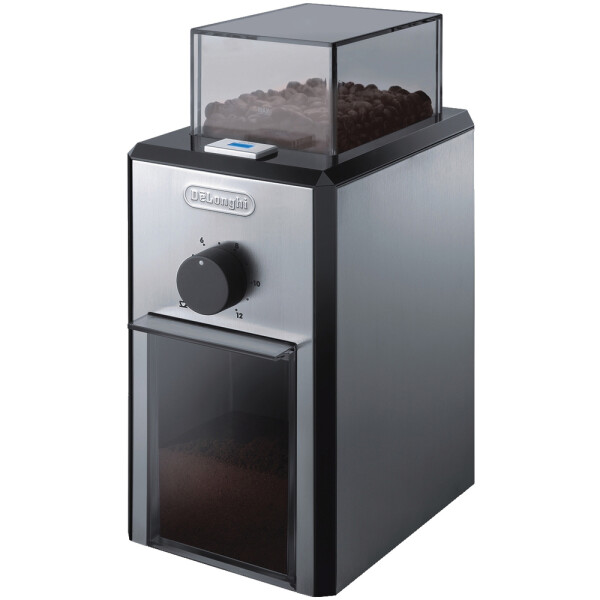 DeLonghi KG89 strieborná / mlynček na kávu / zásobník 120 g / 110 W / 16 stupňov hrubosti (KG89)