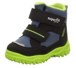 Chlapčenské zimné topánky HUSKY1 Black/Light Green Gore-Tex, Superfit,1-006045-0000 - 30