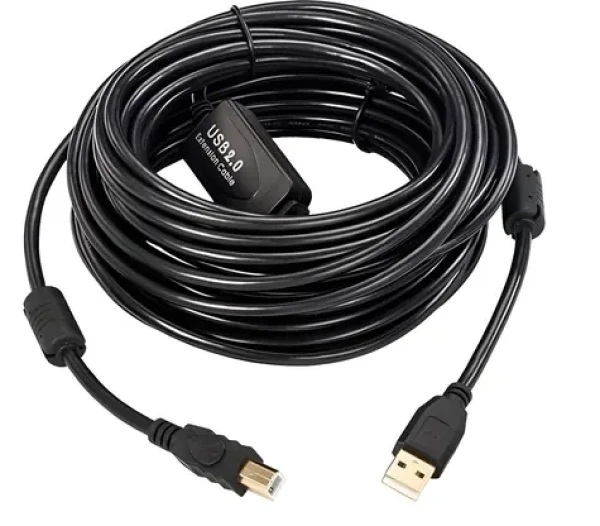 Cable USB 2.0 AB aktívny kábel 20 m čierna / Kábel / USB 2.0 / 480 Mbit/s (USBAB20B-ACTIVE)