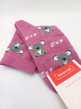 Milena 0200-179 spiace ponožky koala 37-41 fuchsie 37-41