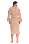 L&L 2450 Pánsky froté župan 4XL Antracit 4XL-188/136/128