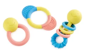 Hape ECO BABY - Sada hrkálok a hryzátok / od 0 mesiacov (1088E0027)