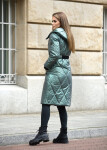 Merce Coat Elza Green Pixel